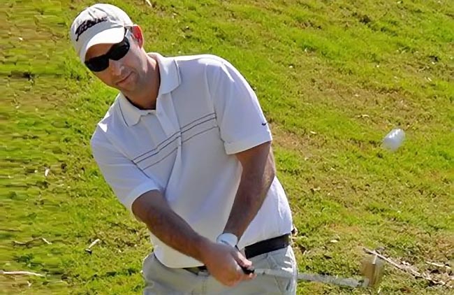    Rodrigo Diniz, voltando a conquistar um título do ranking nacional de golfe e jogando abaixo do par