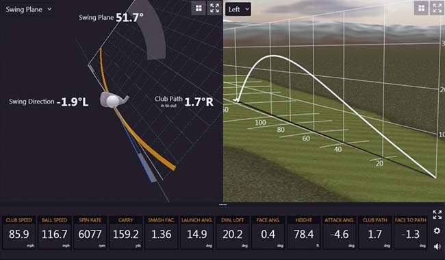 trackman tela de analise 650 sem prop