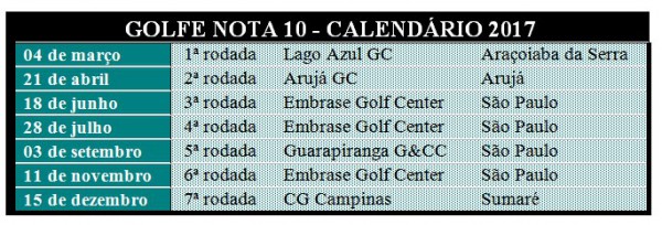 calendario GN10 2017